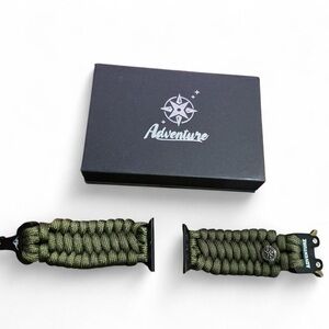 Green Paracord Apple Watch Band